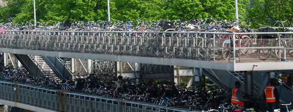 parcheggi biciclette in olanda